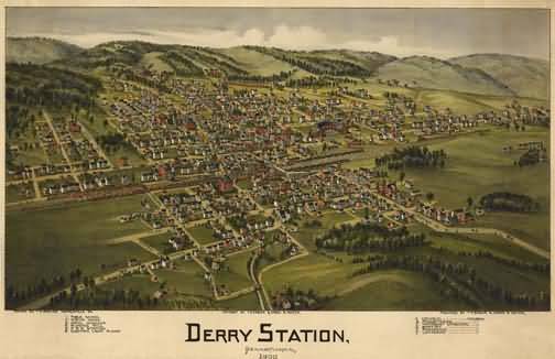 Derry Station Panoramic - 1900
