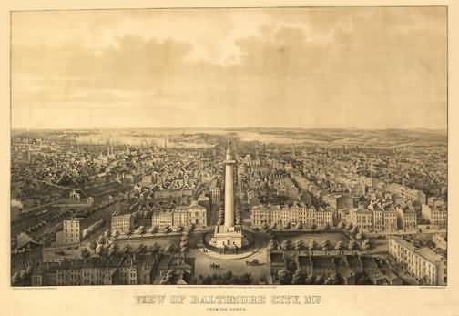 Baltimore Panoramic - 1861
