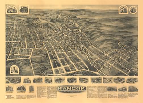 Bangor Panoramic - 1918