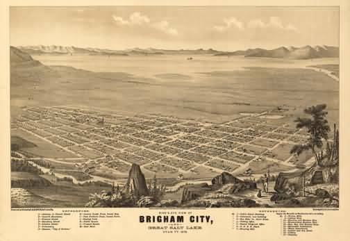 Brigham City Panoramic - 1875