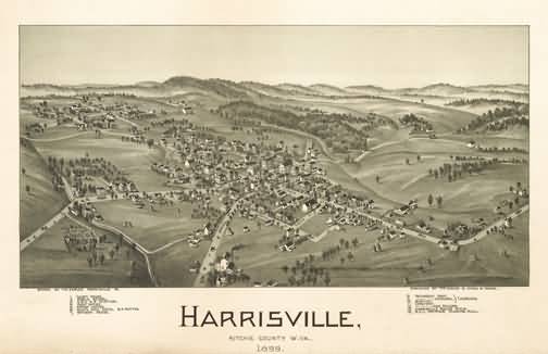 Harrisville Panoramic - 1899