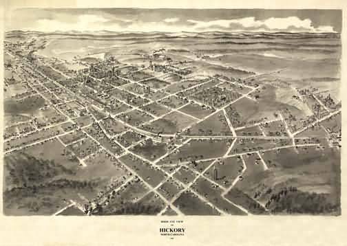 Hickory Panoramic - 1907
