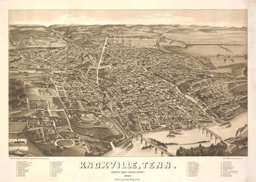 Knoxville Panoramic - 1886