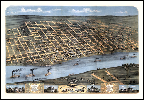 Little Rock Panoramic - 1871