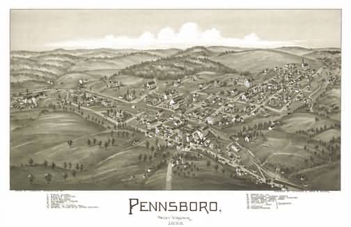 Pennsboro Panoramic - 1899