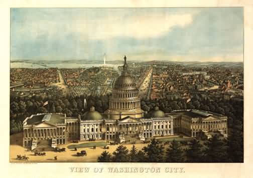 Washington D.C. Panoramic - 1871