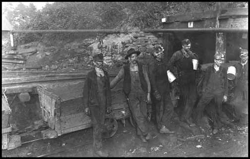 Group of Miners - Macdonald - West Virginia - 1908