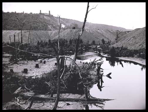 Distant View Of Mahanoy Plane