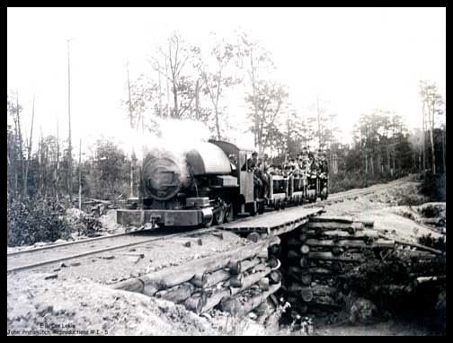 EB Cox Coal Breaker,Lokie & Mine Cars 1894