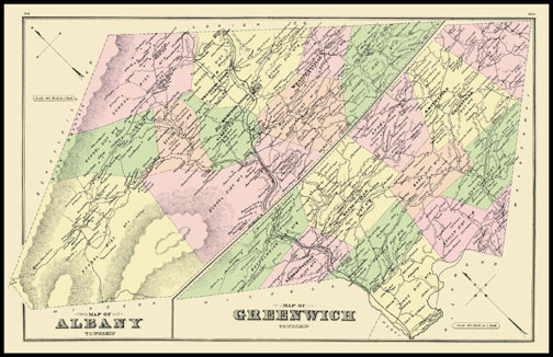 Greenwich Township,Albany Township