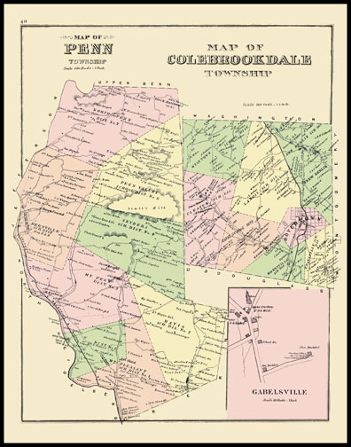 Penn Township,Colebrookdale Township,Gabelsville