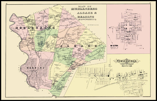 Muhlenberg,Alsace & Reading Townships,Mt Etna,Wernersville