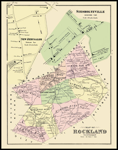 Rockland Township,Siesholtzville,New Jerusalem