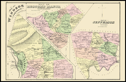 Windsor Township,Ruscomb Manor Township,Jefferson Township