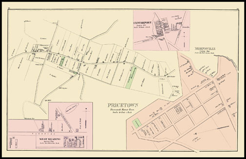 Pricetown,Centreport,Mohnsville,West Reading