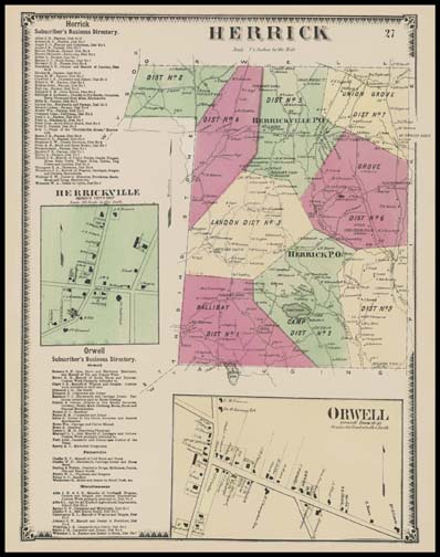 Herrick Township,Herrickville,Orwell