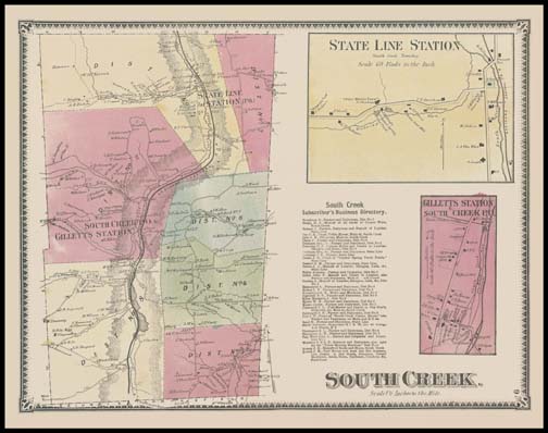 South Creek Township,State Line Station,Gillets Station