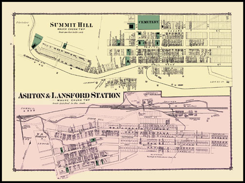 Summit Hill,Ashton & Lansford Station