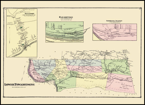 Lower Towamensing Township,Millport,Hazardville,Bowmans Station
