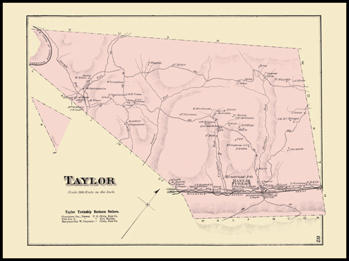 Taylor Township,Buddville,Hannah Furnace