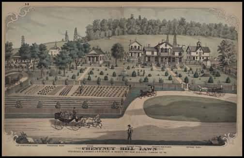 Chestnut Hill Lawn,Residence and Grounds of A.R. Black,Beaver Township,Near Elk City