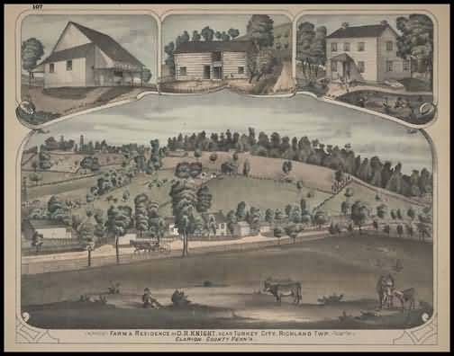 Farm & Residence of D.R. Knight - Turkey City