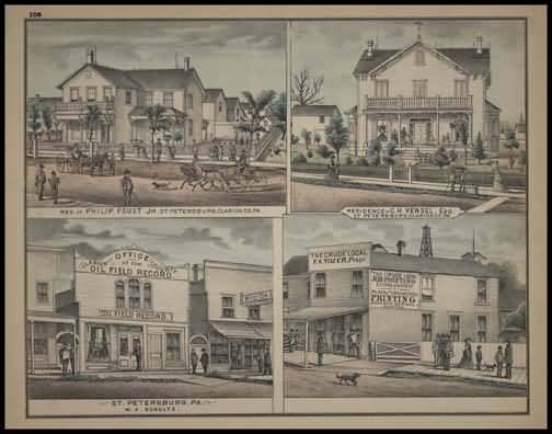 Residence of Philip Foust Jr. - St. Petersburg
Residence of C.H. Vensel - St. Petersburg
W.A. Shultz - St. Petersburg
The Crude Local,F.A. Tozer
