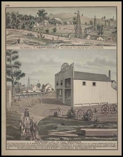 Oil Farm of D. Knappenberger - Salem Township
Cornwall Planing Mill & Bull Wheel Factory