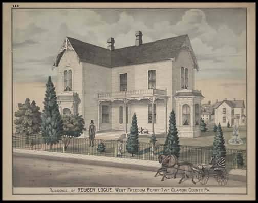 Residence of Reuben Logue - West Freedom