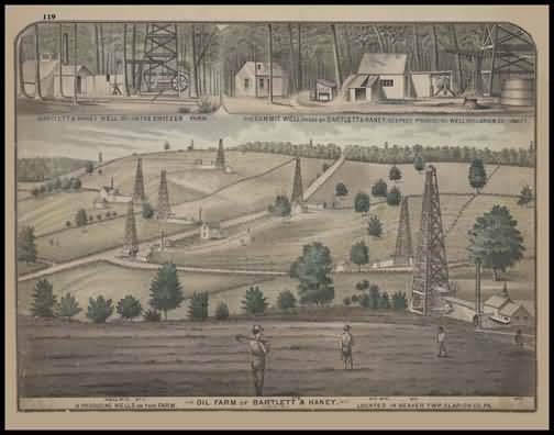 Oil Farm of Bartlett & Haney - Beaver Township