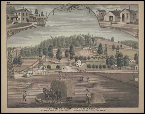 Residence & Farm of Ross Haney - Beaver Township