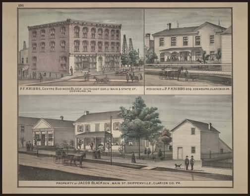 P.F. Kribbs Centre Business Block - Edenbrug
P.F. Kribbs Residence - Edenburg
Jacob Black Residence - Shippenville