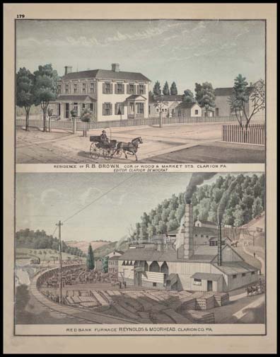 Residence of R.B. Brown - Clarion
Red Bank Furnace - Reynolds & Morehead