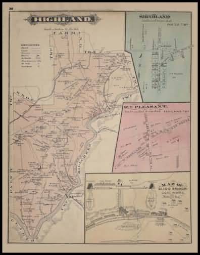 Highland Township,Southland,Mt Pleasant,Sligo Branch Coal Works
