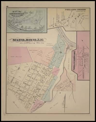 Sarrah Furnace - Madison Township,Matildaville,Williamsburg,Phillips Corners