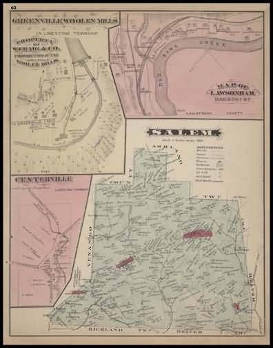 Greenville Woolenmills,Lawsonham,Salem Township,Centerville