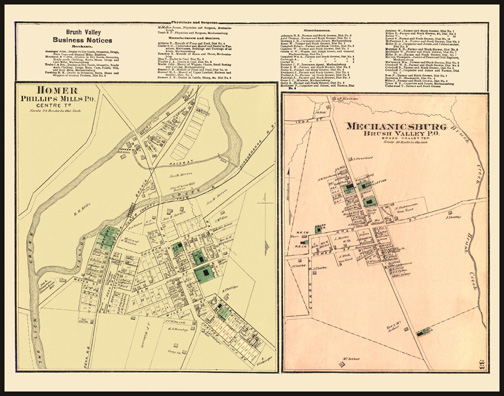 Mechanicsburg,Homer,Phillips Mills
