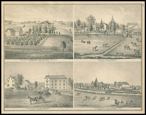 Evergreen Terrace Farm,Res. of Daniel Webster,Res. Jos D. Pownall,Dairy Farm - Robert Hogg