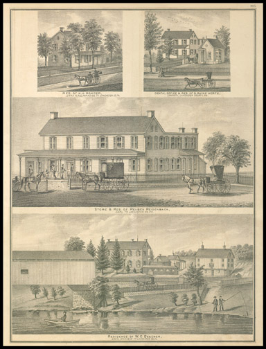 Res. of H. H. Rohrer,Dental Office & Res. of D. Rhine Hertz,Store & Res. of Rueben Reidenbach,Res. of W.C. Beecher