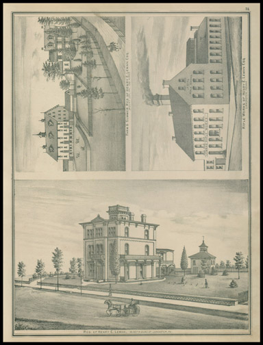 Farm & Summer Res of Henry E. Leman,Rifle Works of Henry E. Leman,Residence of Henry E. Leman