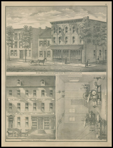 Store & Res of Henry Arndt,Pearsol & Geist Printers & Pubishers