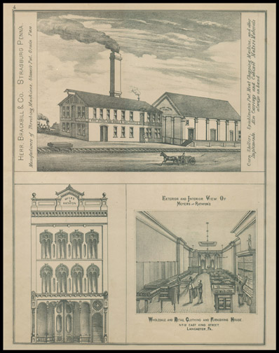 Herr. BrackBill & Co. - Manufacturers,Myers & Rathfon - Wholesale & Retail