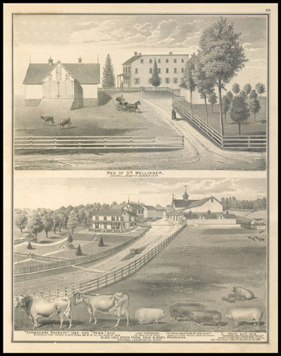 Res. of Dr. Mellinger,Glen Dale Stock Farm