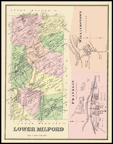 Lower Milford Township,Franklin,Williamstown