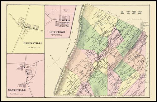 Lynn Township,Steinsville,Seipstown,Slateville