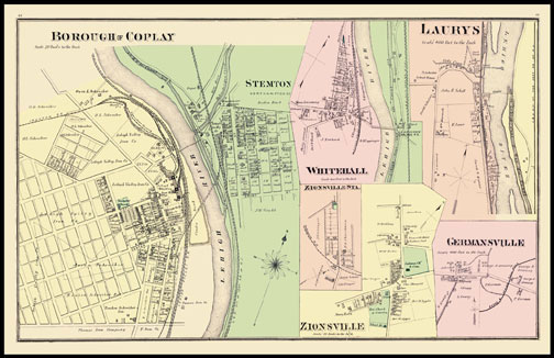 Coplay,Stemton,Whitehall,Laurys,Germansville