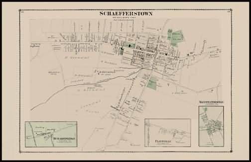 Schaefferstown,Buffalo Spring,Flintville,Kleinfeltersville