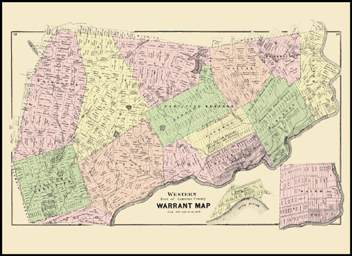 Western Luzerne County Warrant Map