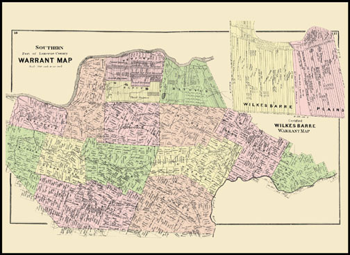 Southern Luzerne County Warrant Map