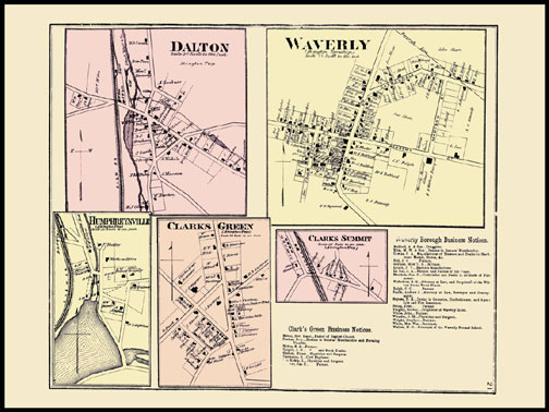 Dalton,Waverly,Humphreysville,Clarks Green,Clarks Summit